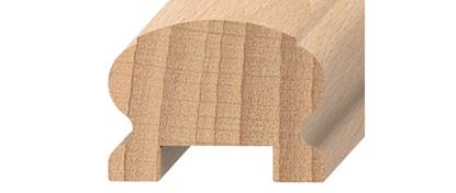 Profilové madlo HL61 60 × 40 mm – profil z e-shopu komponentyzedreva.cz